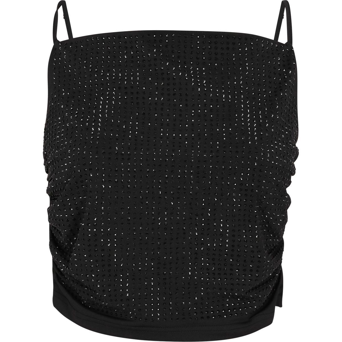 Cami-Top mit Wasserfallausschnitt und Strass