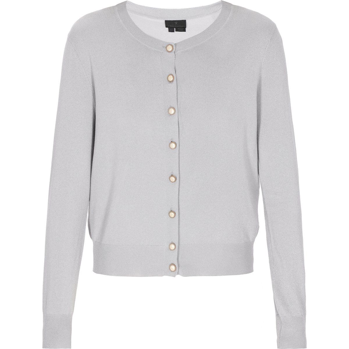 Elegante Strickjacke mit Rundhalsausschnitt