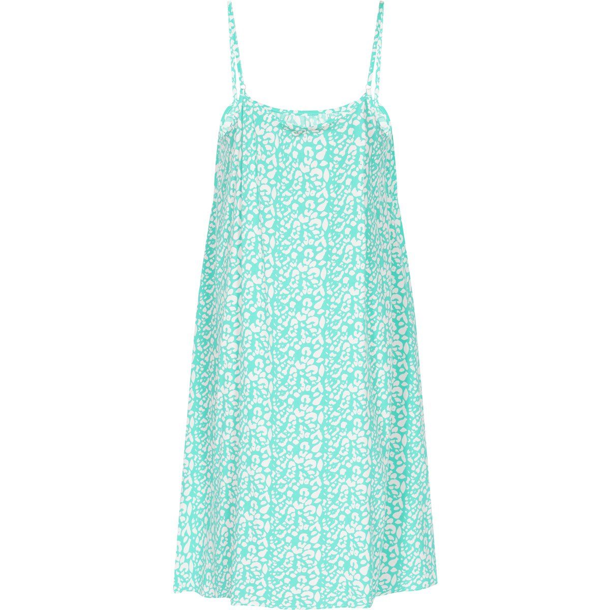 A-Linien-Kleid mit Leopardenmuster