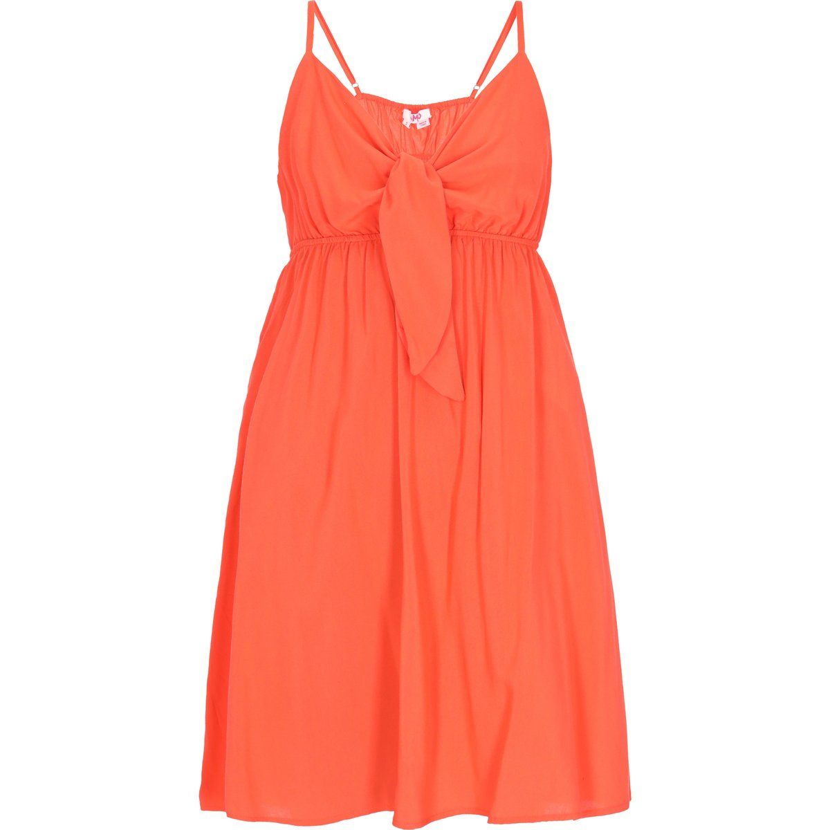 Mini-Kleid mit Front-Knoten-Detail
