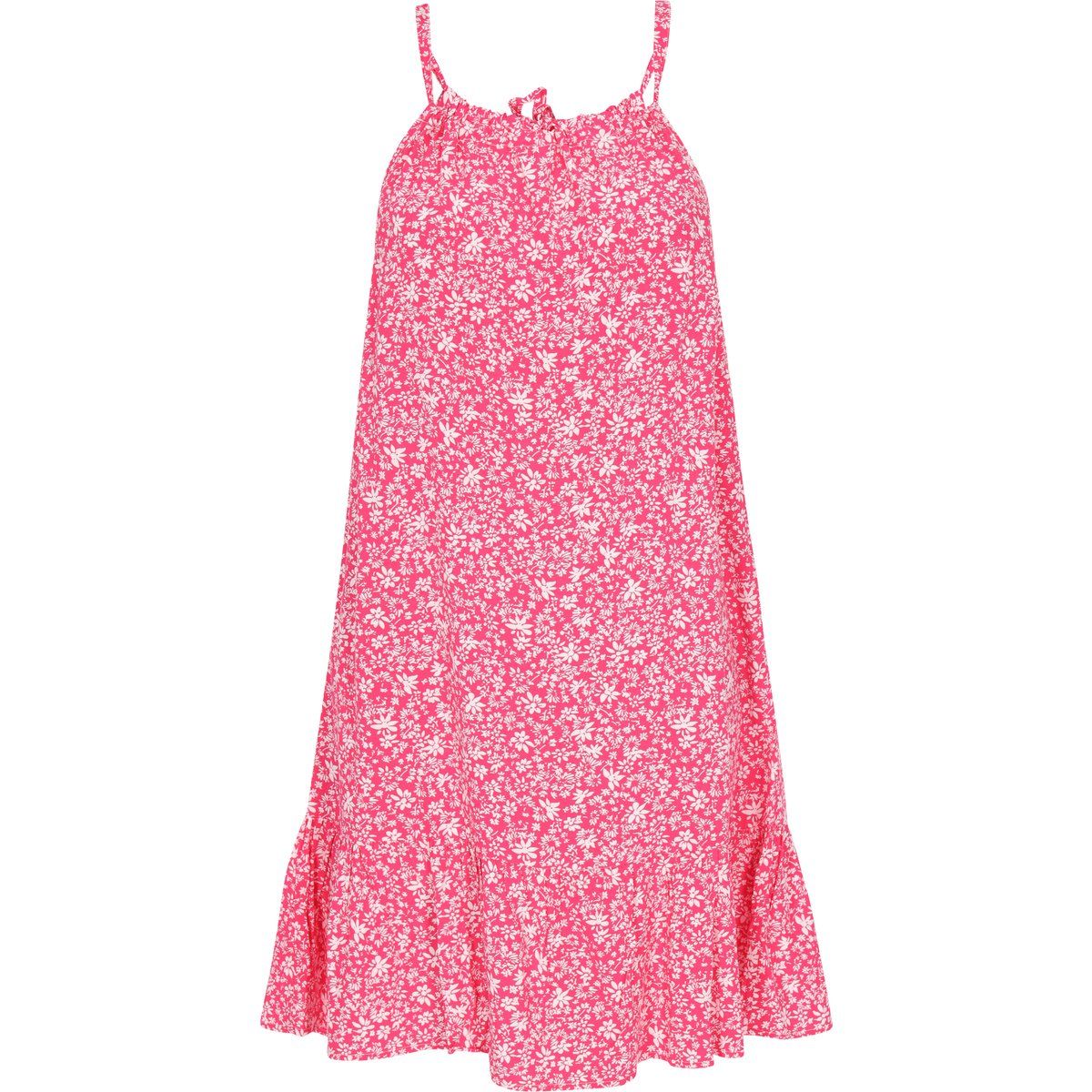 A-Linien-Minikleid mit Blumenmuster