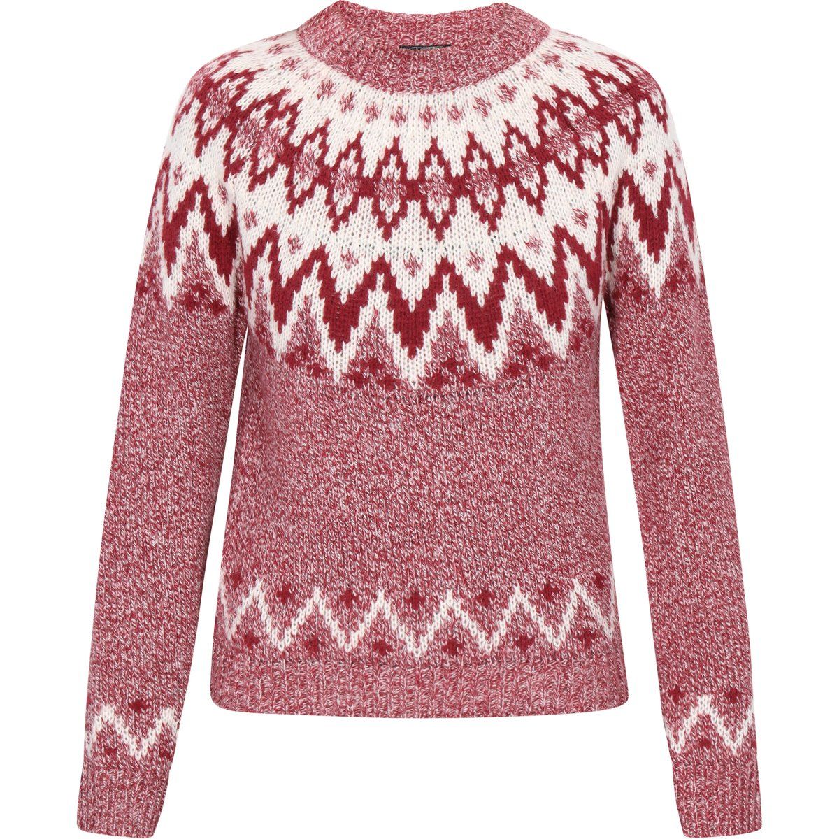 Kuscheliger Strickpullover mit Norwegermuster
