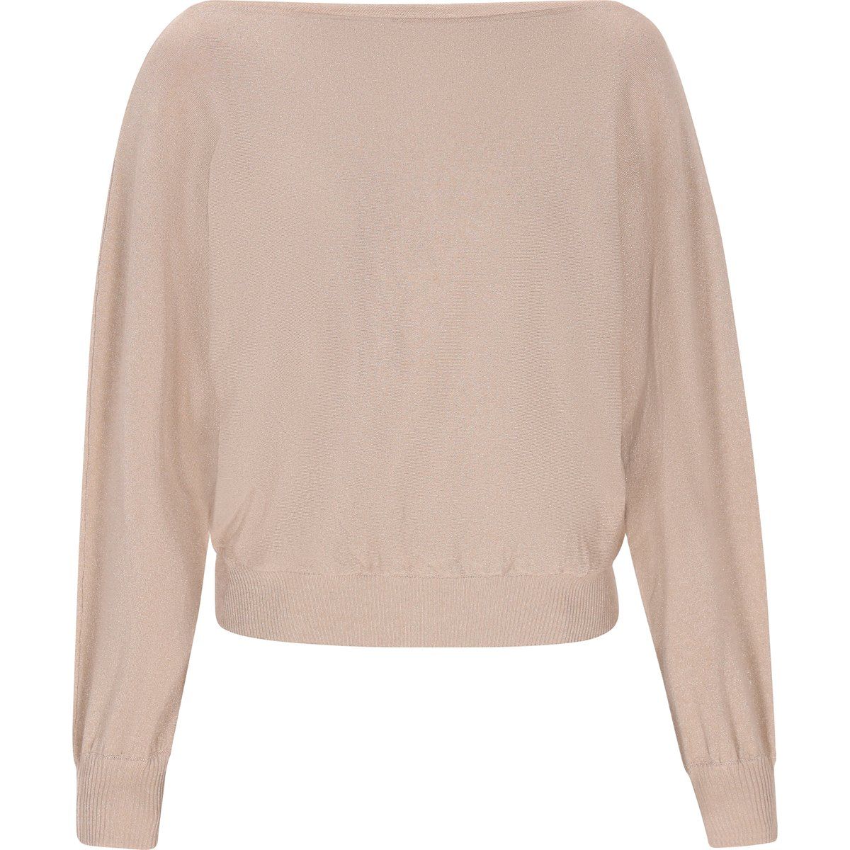 Strickpullover mit U-Boot-Ausschnitt