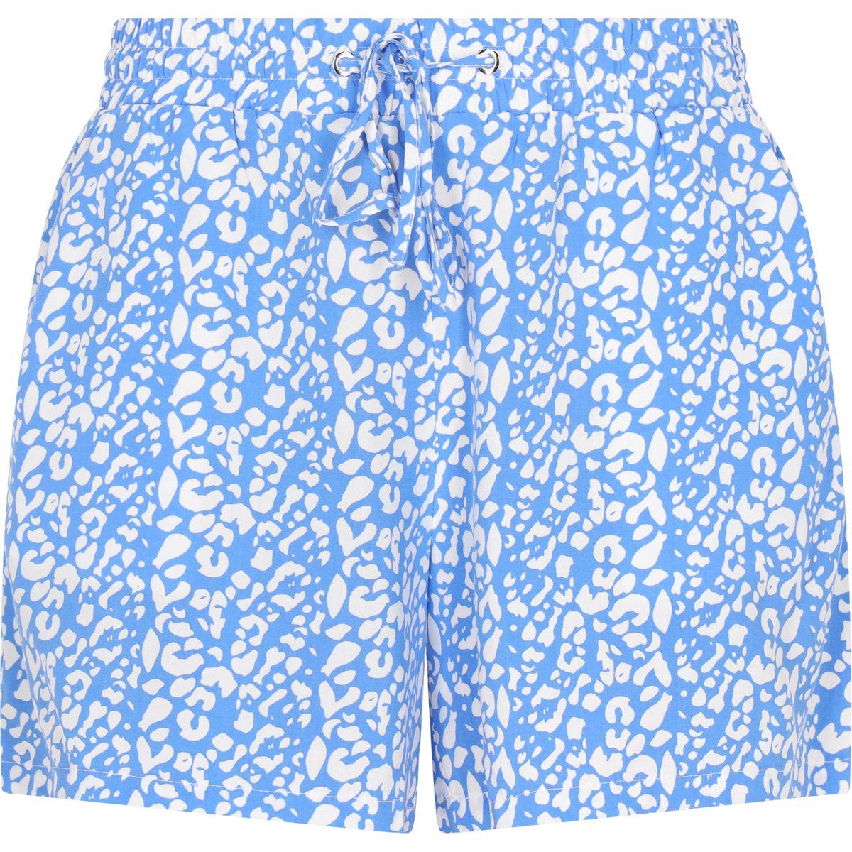 Lässige Shorts mit Leopardenmuster