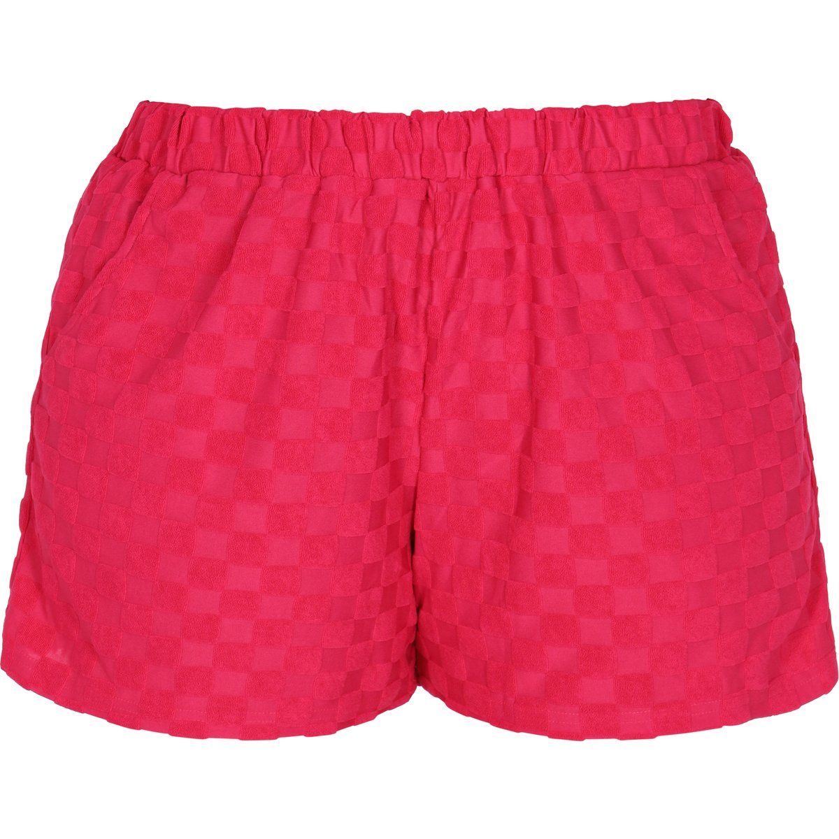 Strukturierte Shorts mit Karomuster