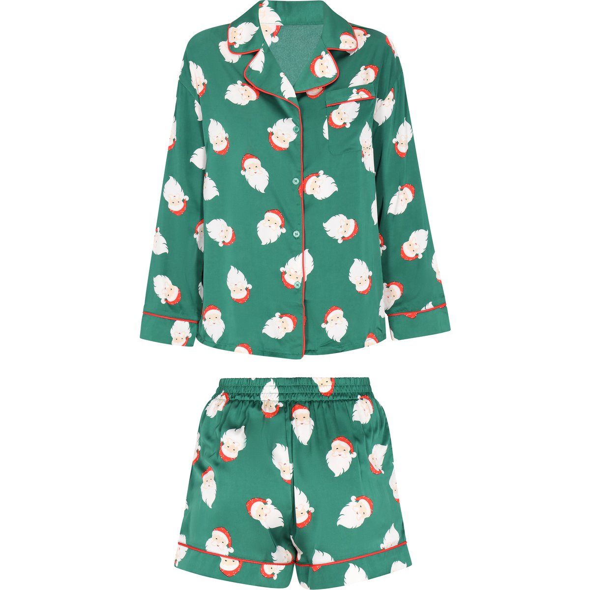 Pyjama-Set mit Weihnachtsmann-Muster