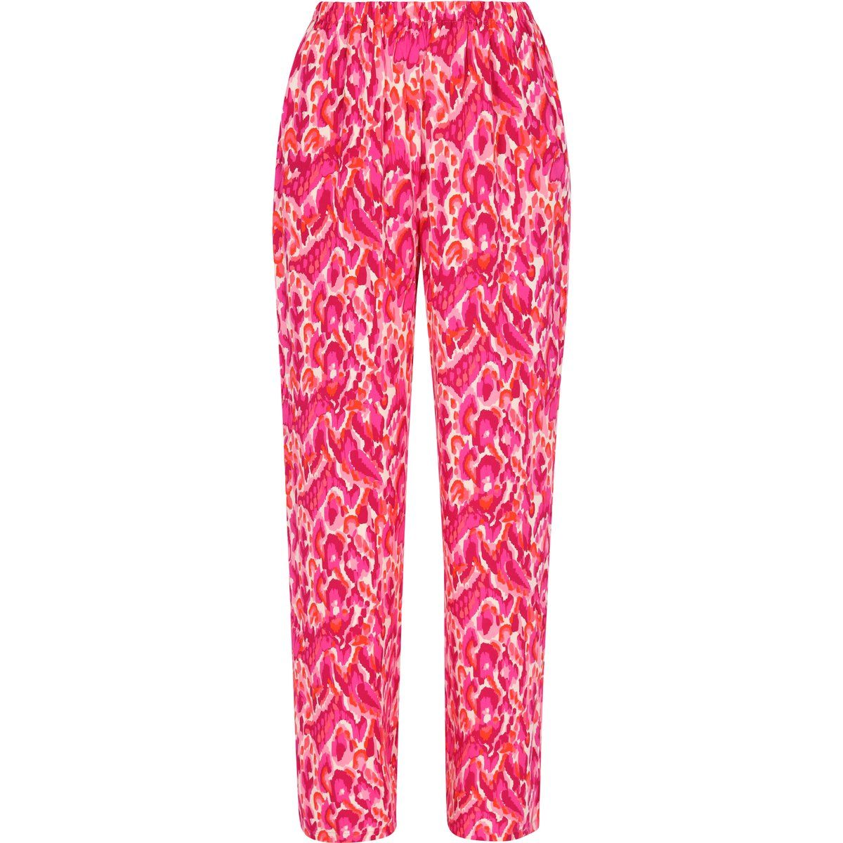 Weit geschnittene Hose mit Muster