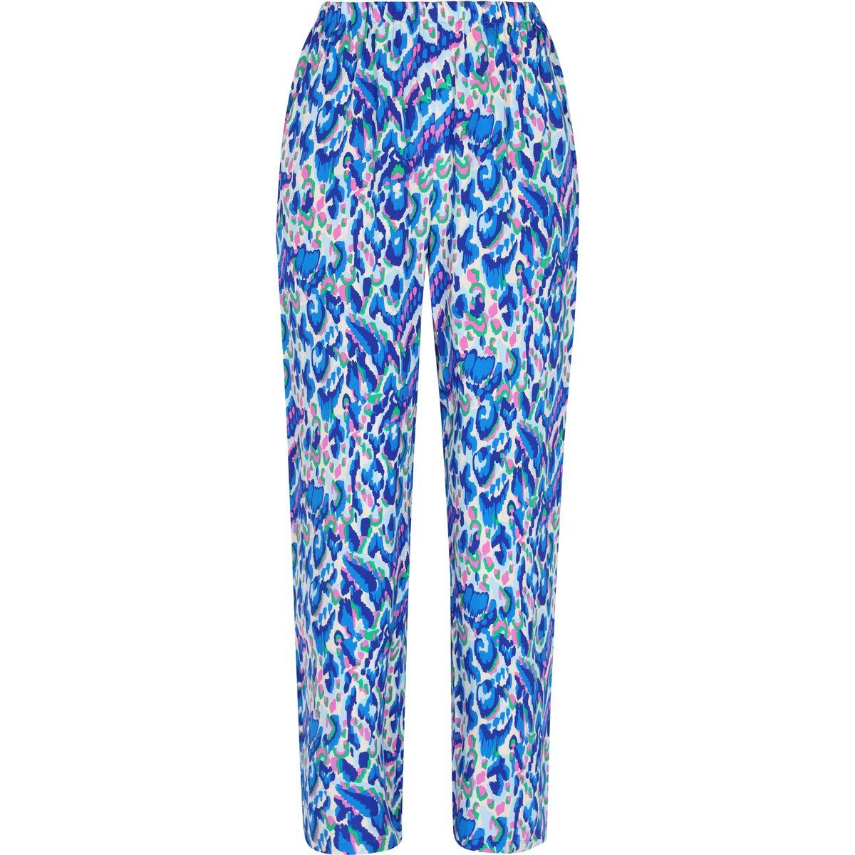 Weite Hose mit abstraktem Print