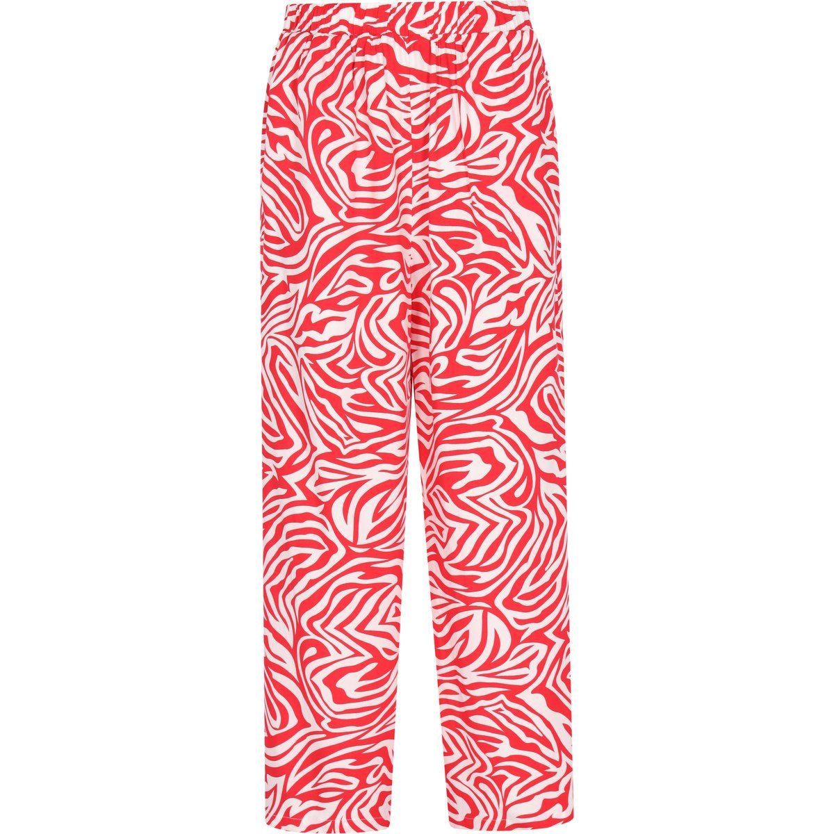 Weite Hose mit Zebra-Print