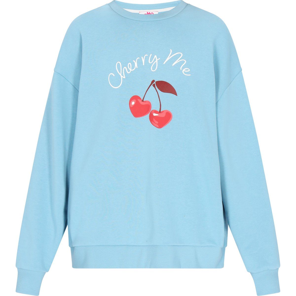Oversized-Sweatshirt mit Kirsch-Grafik