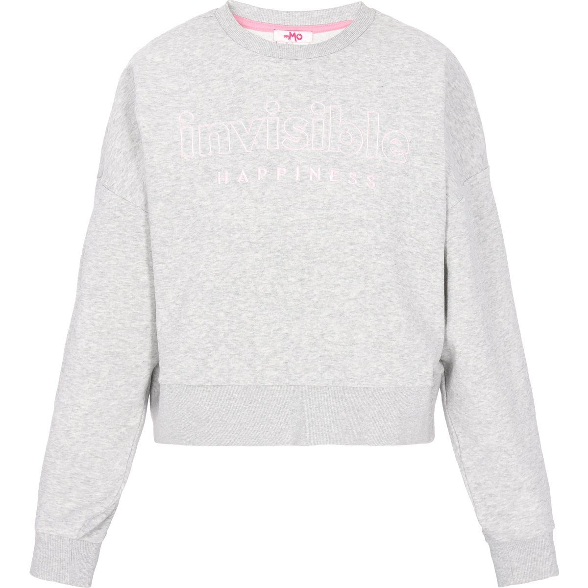 Oversized Sweatshirt mit Stickerei