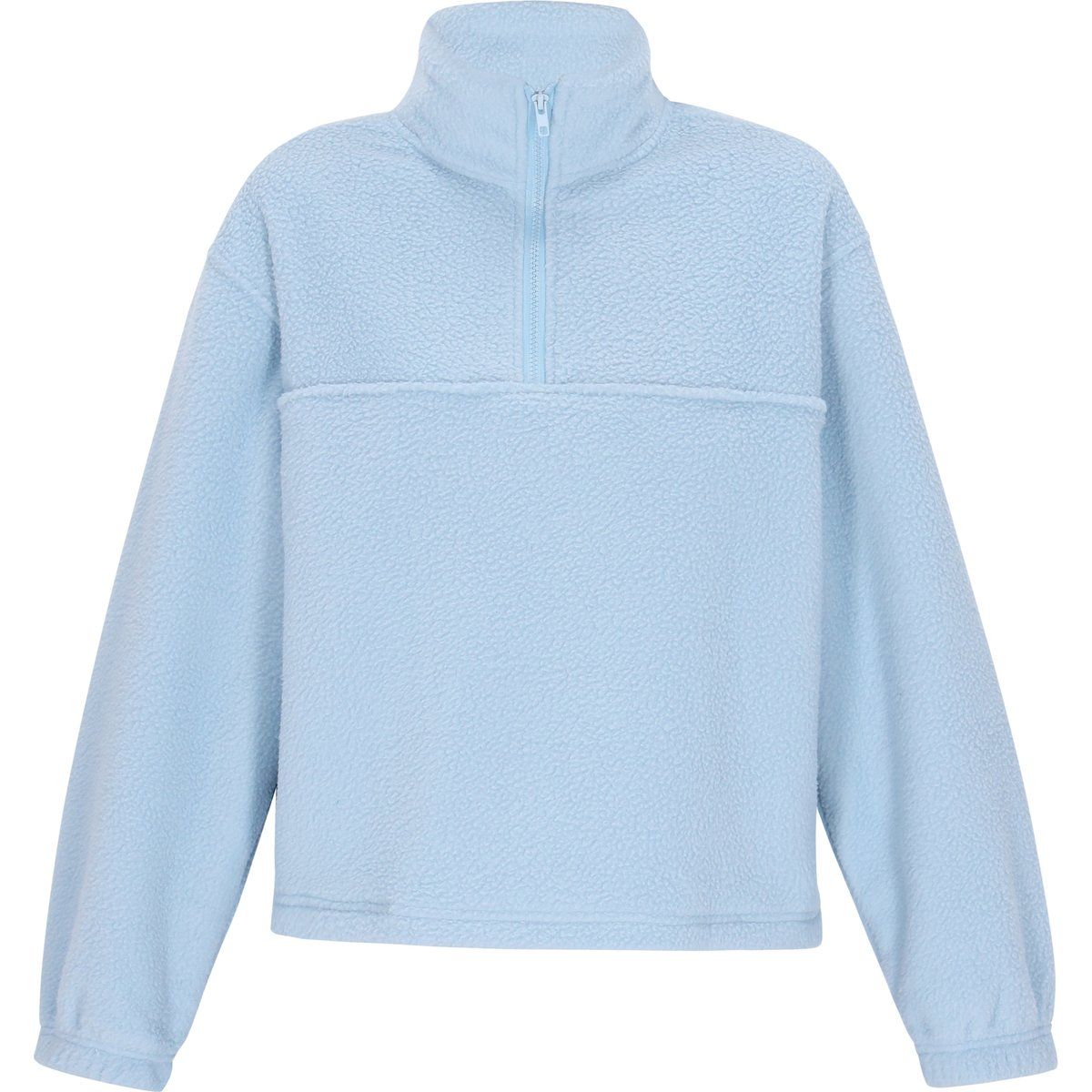 Teddy-Fleece-Sweatshirt mit Reißverschluss