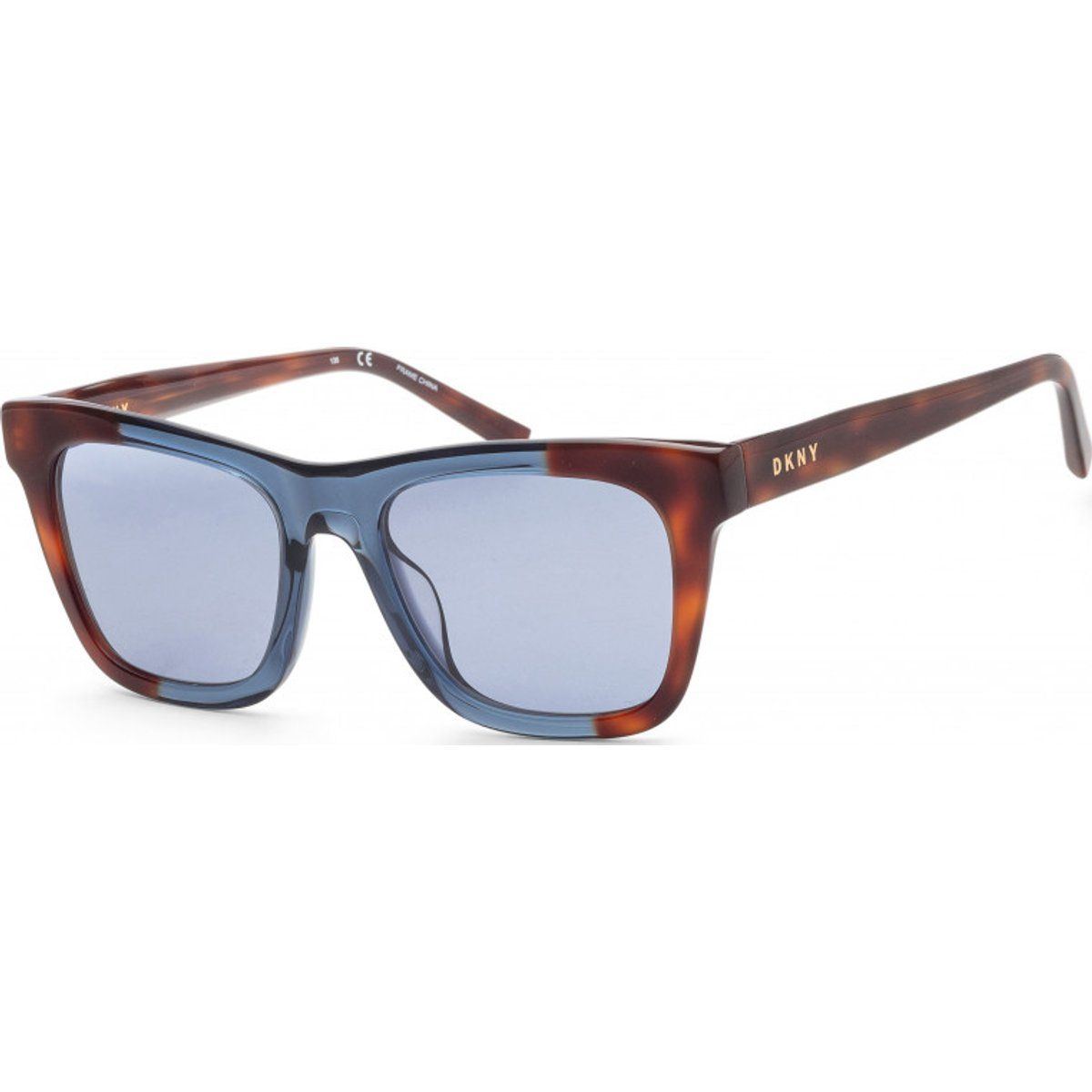 Schicke zweifarbige quadratische Sonnenbrille