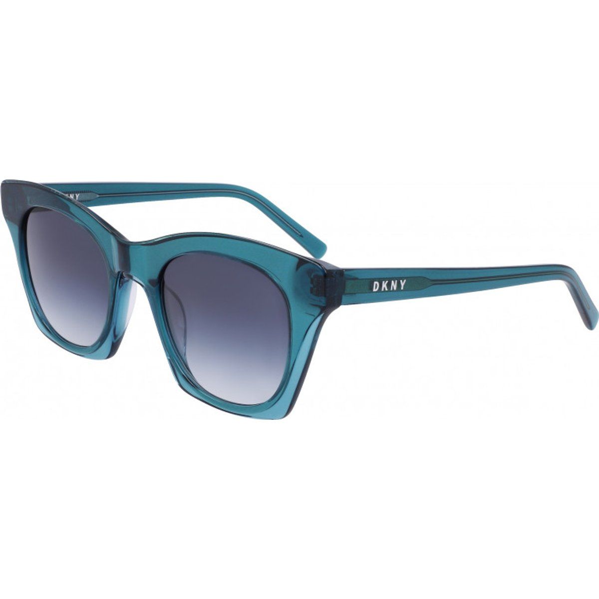 Transparente quadratische Verlaufs-Sonnenbrille