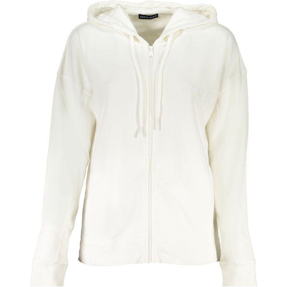 Lockerer Bio-Baumwoll Zip-Hoodie