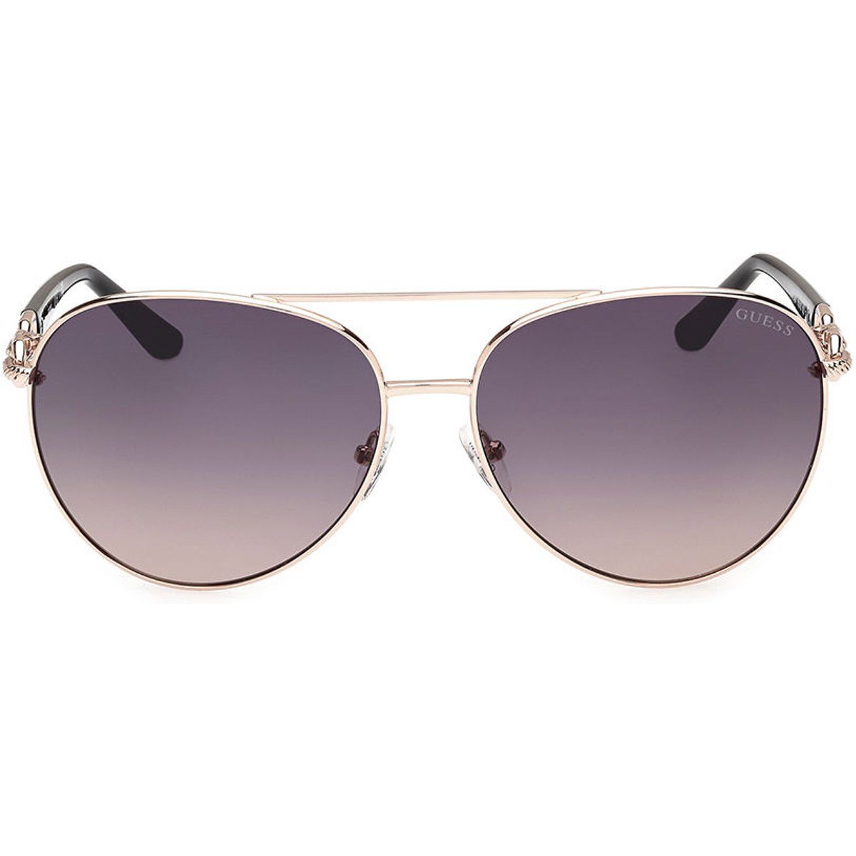 Edle Pilotenbrille mit Ketten-Bügeln