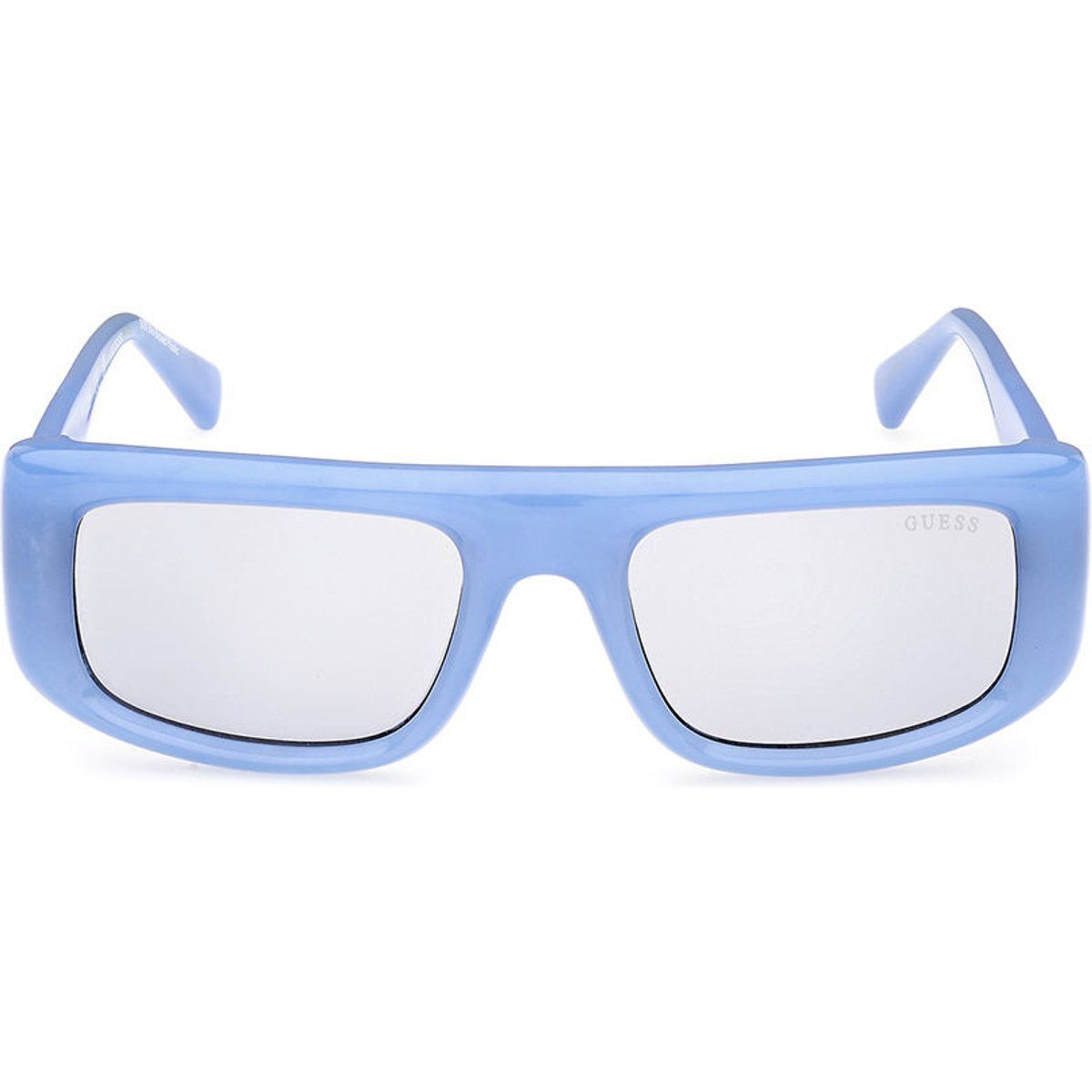 Klobige Rechteckige Wrap-Around Sonnenbrille