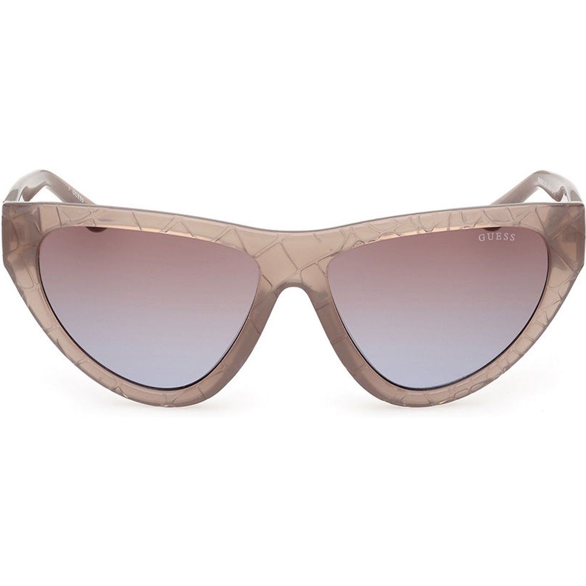 Moderne Cat-Eye-Sonnenbrille mit Textur