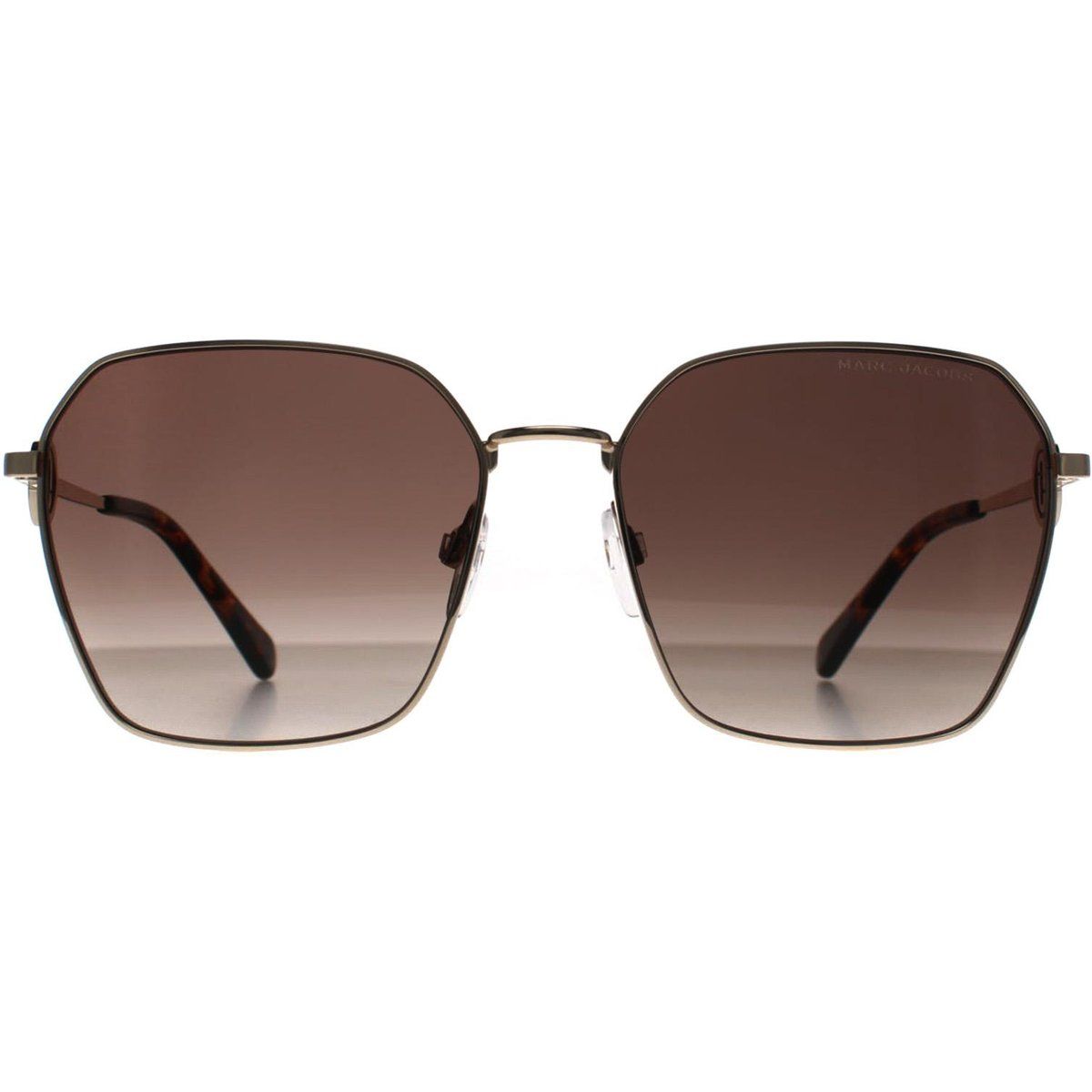 Quadratische geometrische Metallsonnenbrille