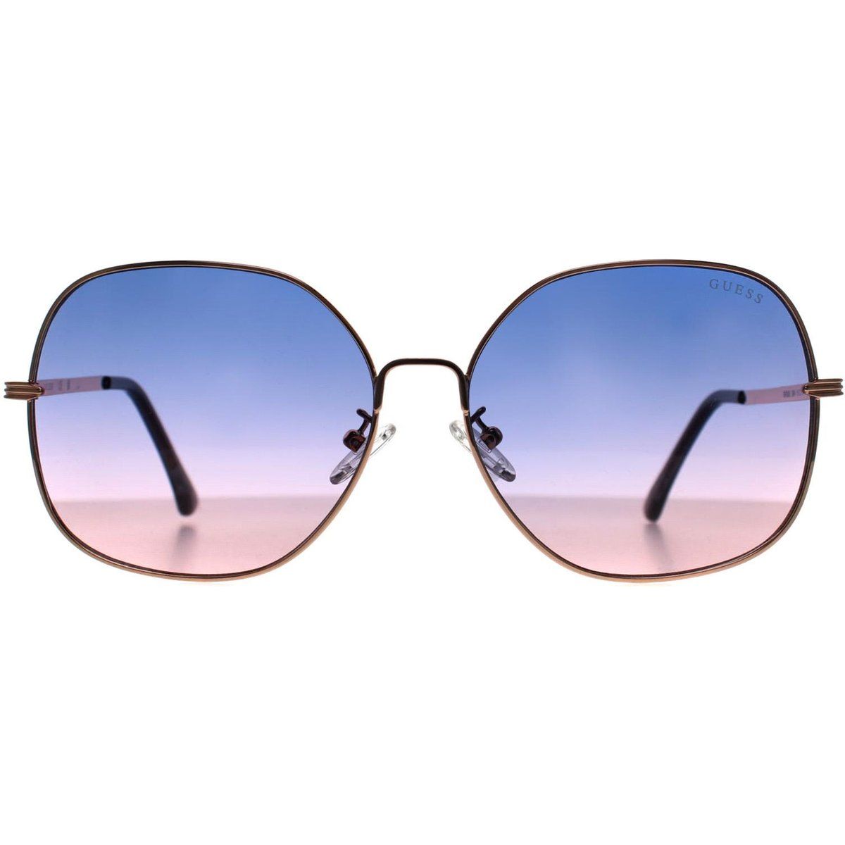 Oversized Schmetterlings-Sonnenbrille mit Farbverlauf