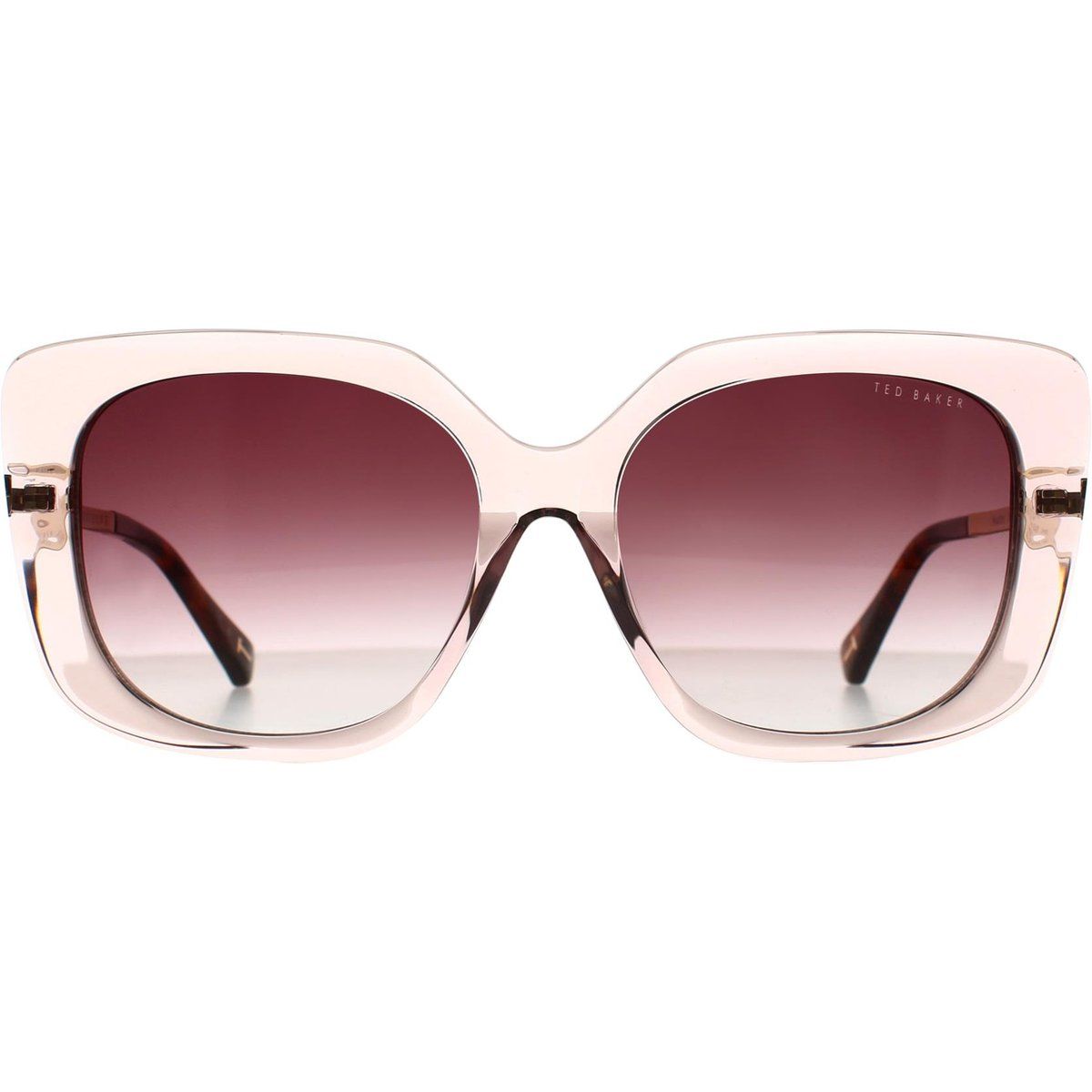 Oversized Schmetterlings-Sonnenbrille mit Farbverlauf