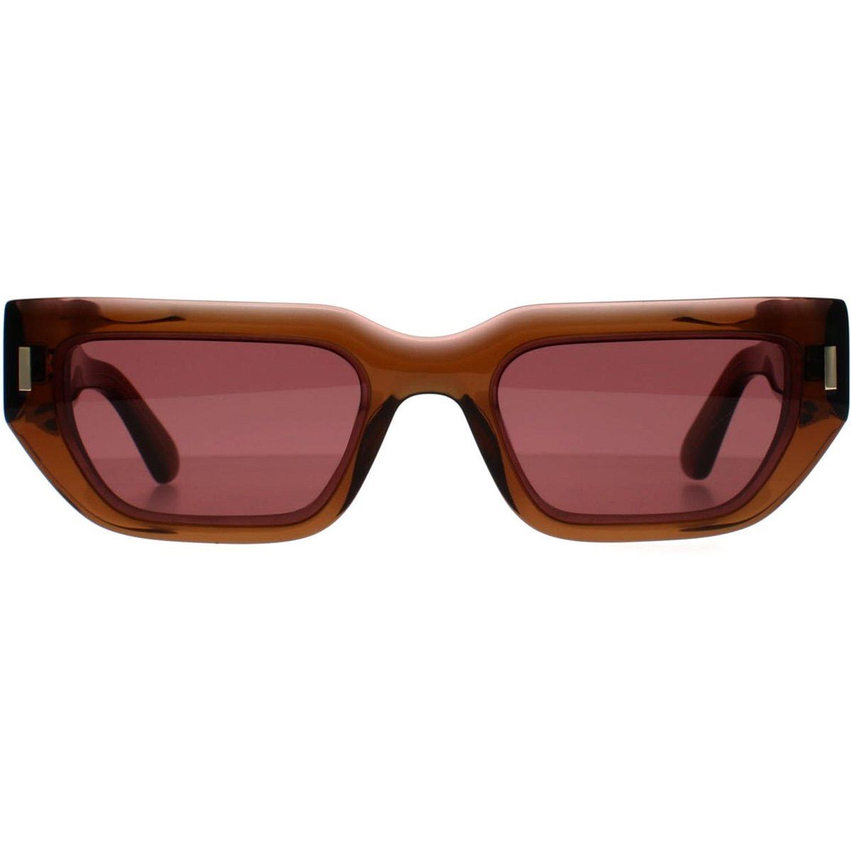 Moderne Transparente Rechteckige Sonnenbrille