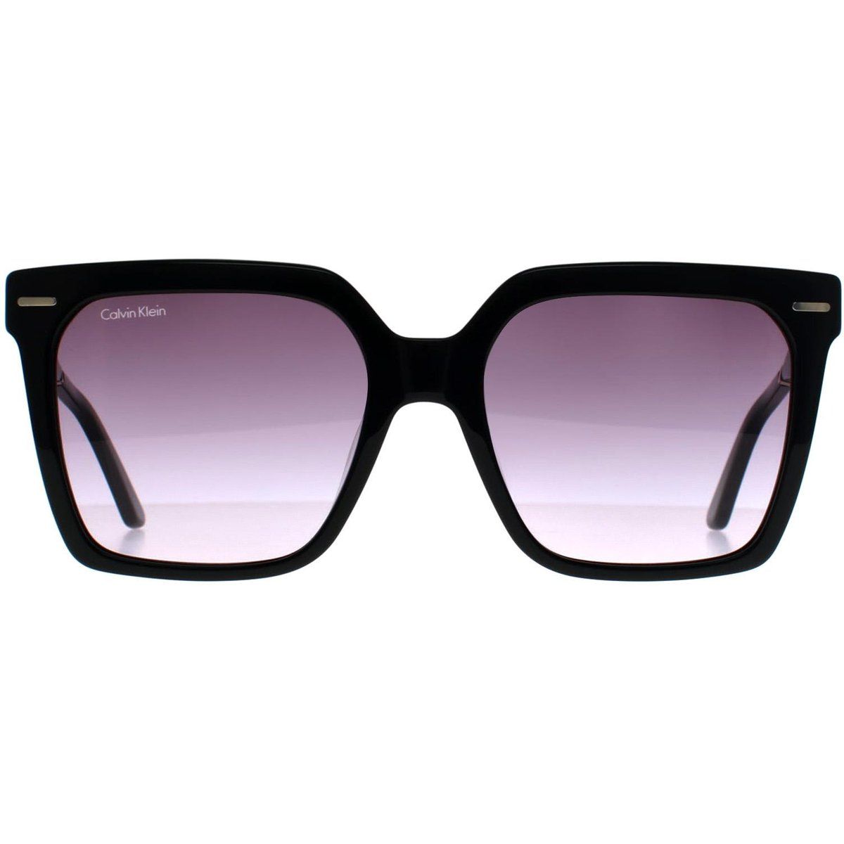 Markante Quadratische Sonnenbrille mit Farbverlauf
