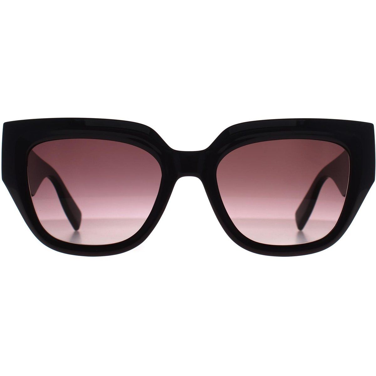 Quadratische Übergroße Sonnenbrille mit Farbverlauf