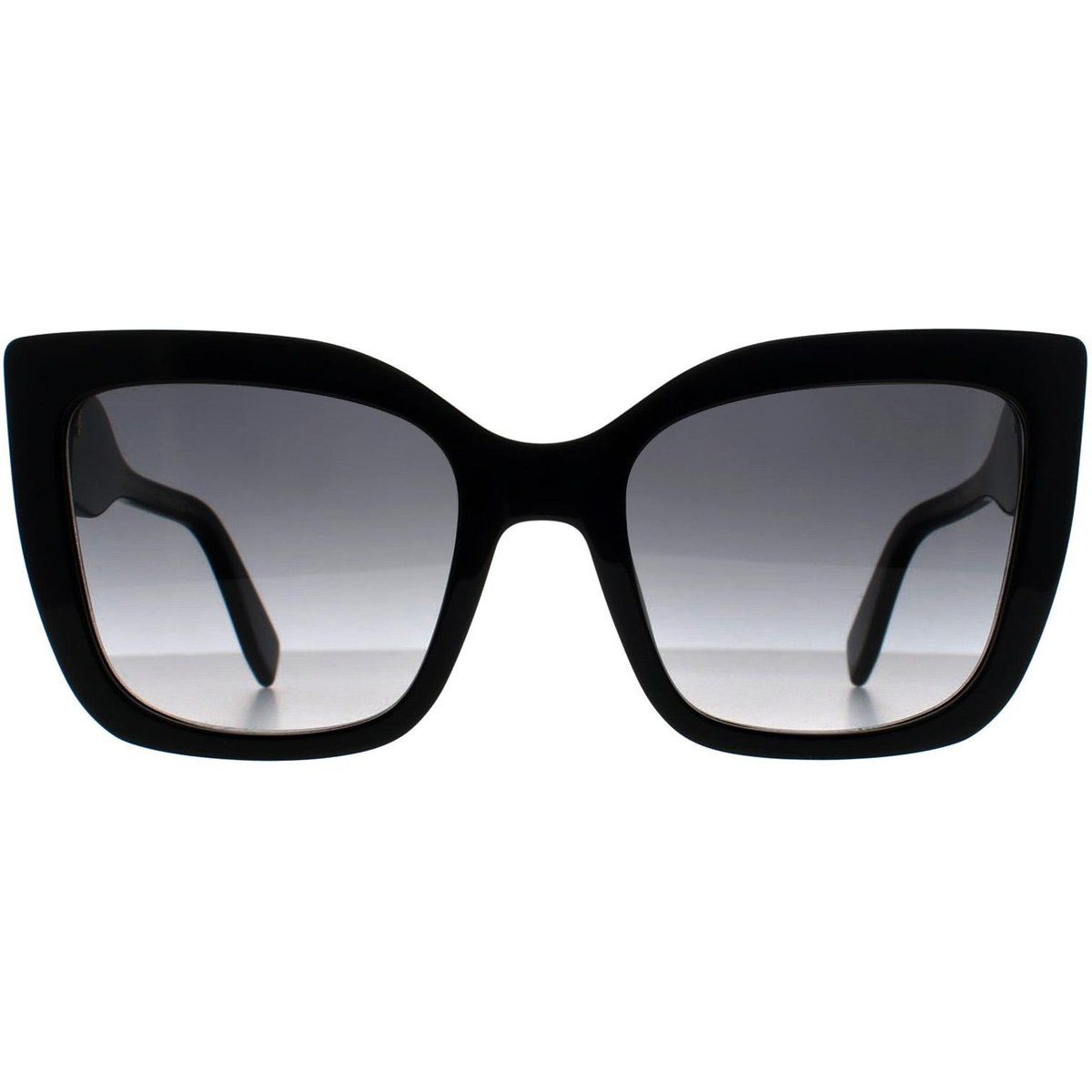 Übergroße quadratische Sonnenbrille mit Farbverlauf