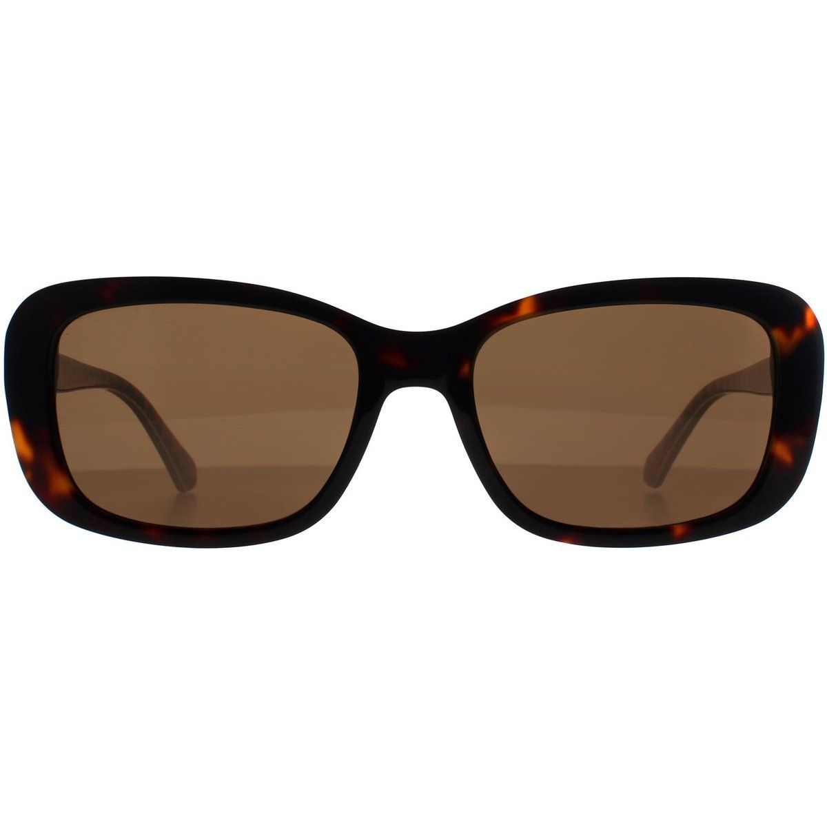 Schicke rechteckige Sonnenbrille in Schildpatt-Optik