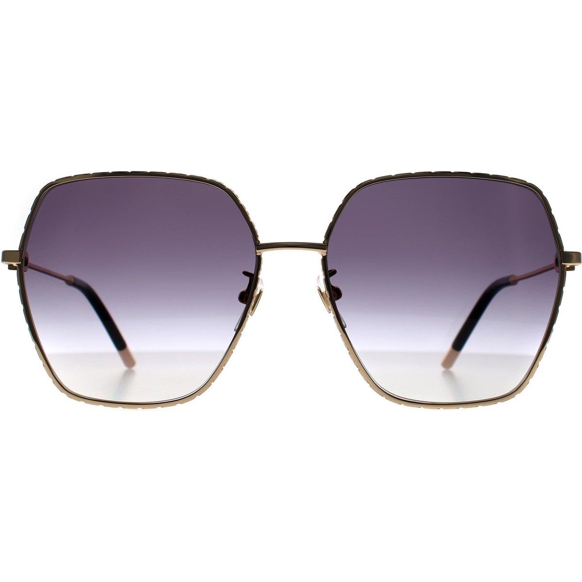 Übergroße Schmetterlings-Sonnenbrille mit Farbverlauf