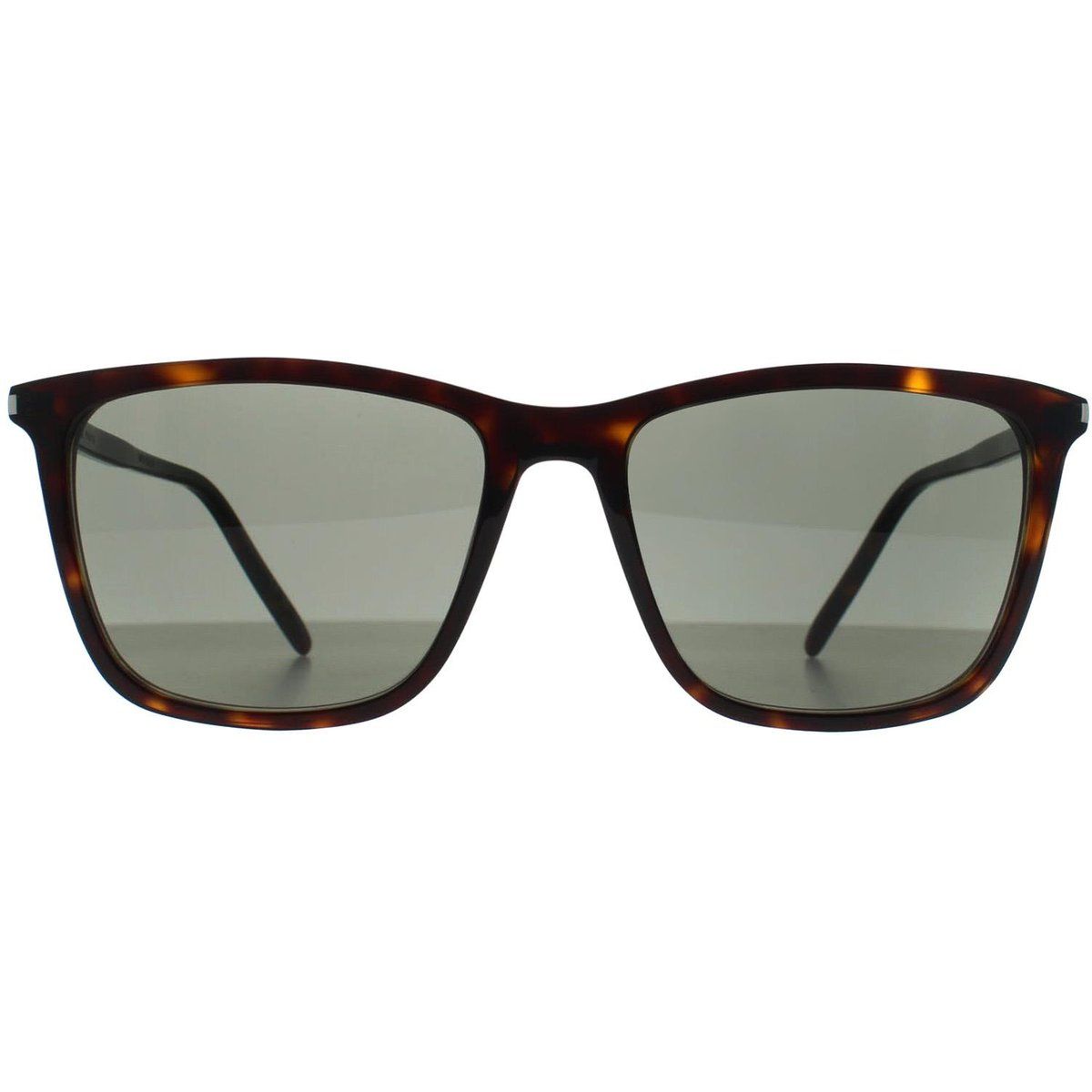 Elegante Quadratische Havanna Sonnenbrille
