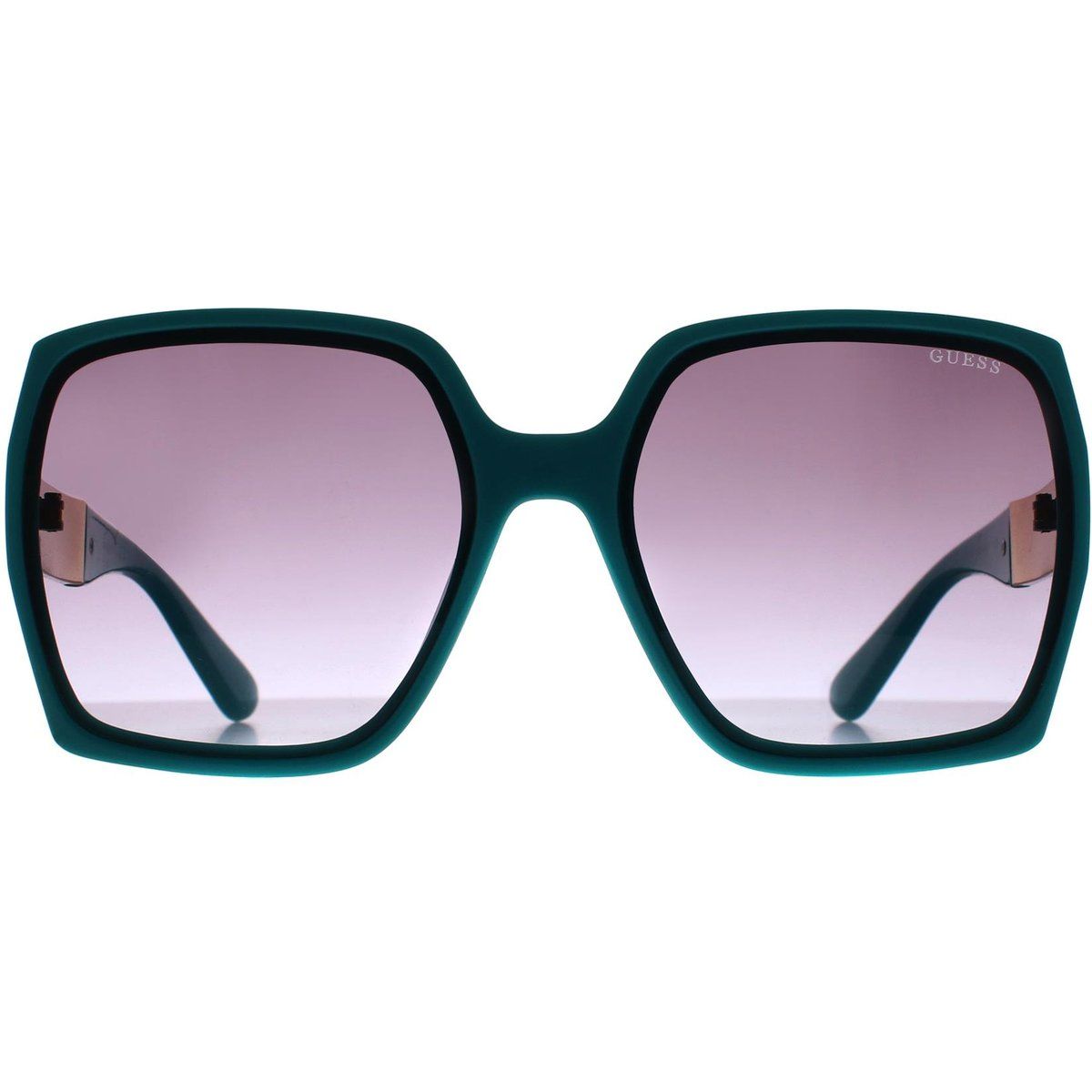 Übergroße Schmetterlings-Sonnenbrille mit Metallakzenten