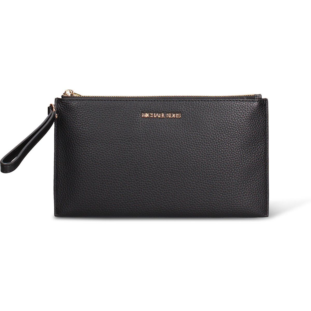Solara Ultra Leder-Clutch mit Handgelenkschlaufe
