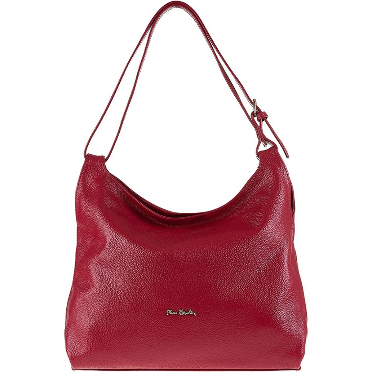 Elegante Hobo-Tasche aus genarbtem Leder