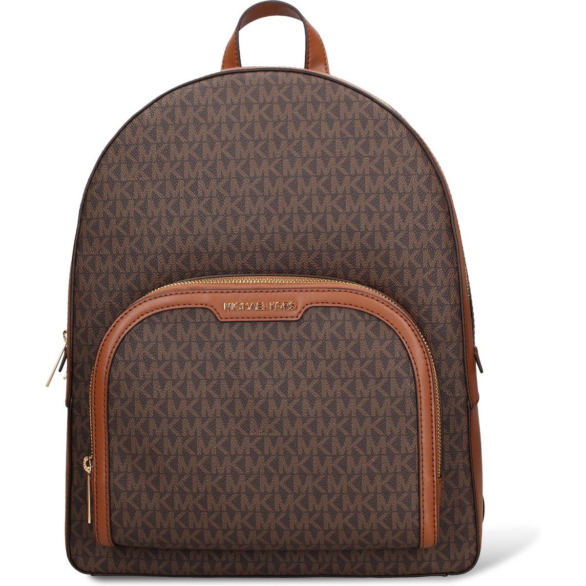 Rucksack mit Monogramm-Print und Doppelreißverschluss