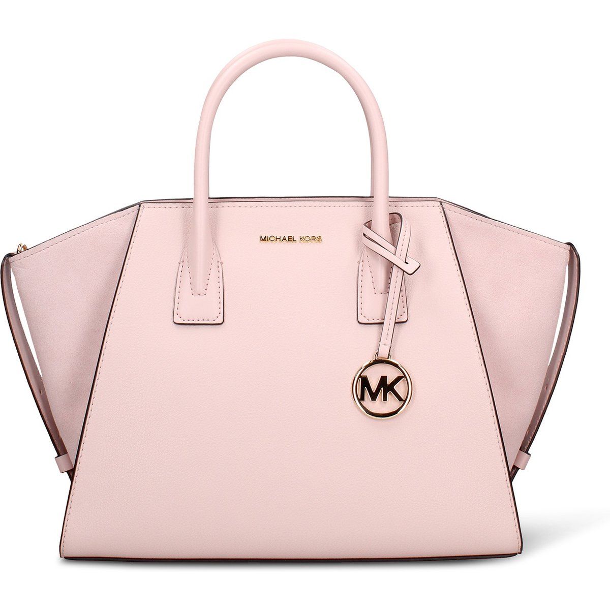 Strukturierte Satchel-Tasche aus Leder