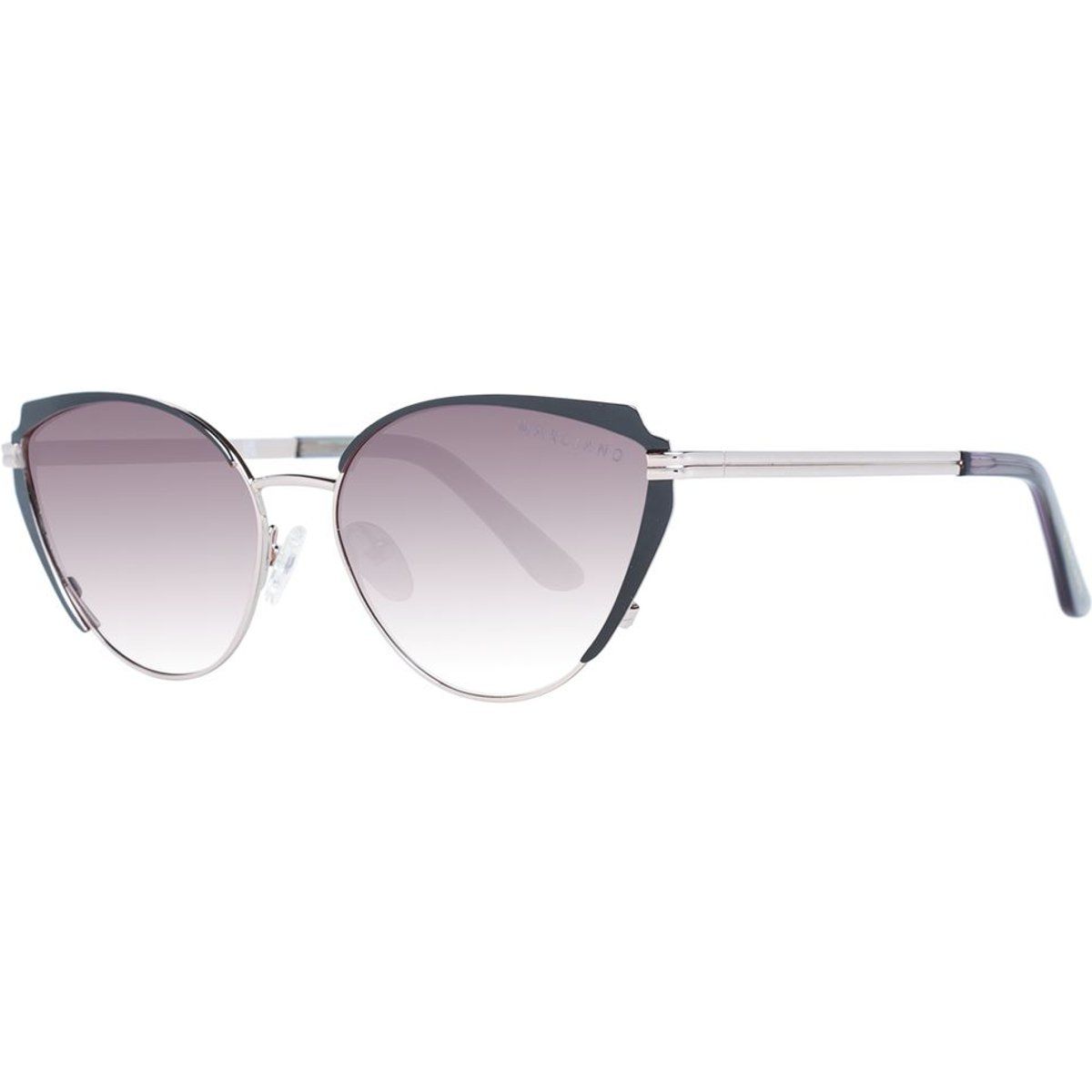 Elegante Cat-Eye Metall-Sonnenbrille