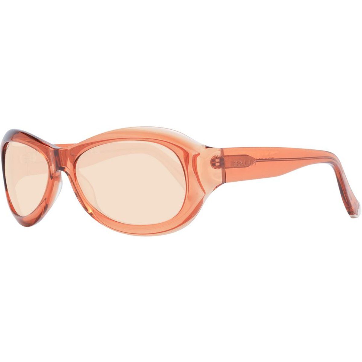 Ovale Sonnenbrille in Transparent-Optik