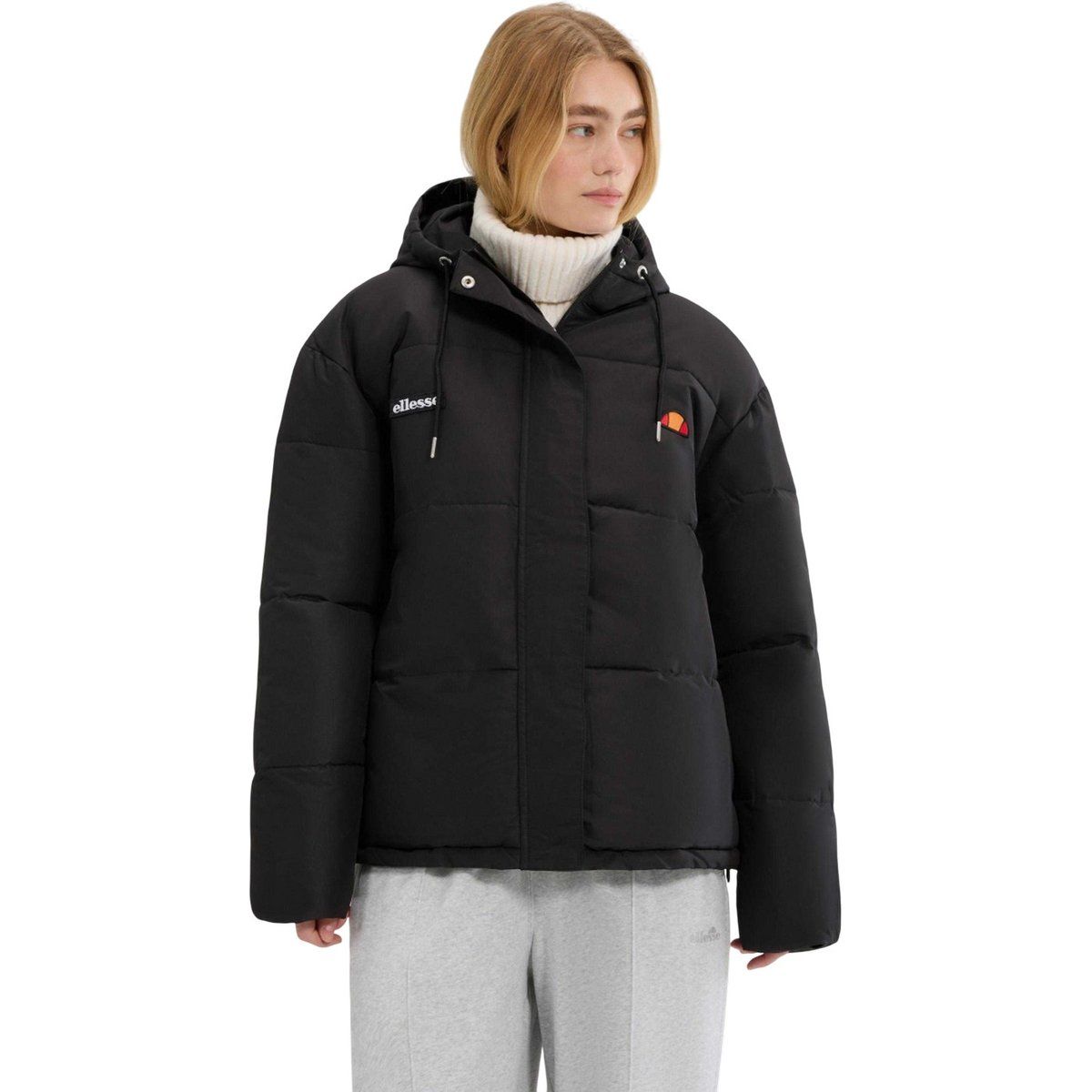 Gesteppte Kapuzenjacke im Puffer-Stil