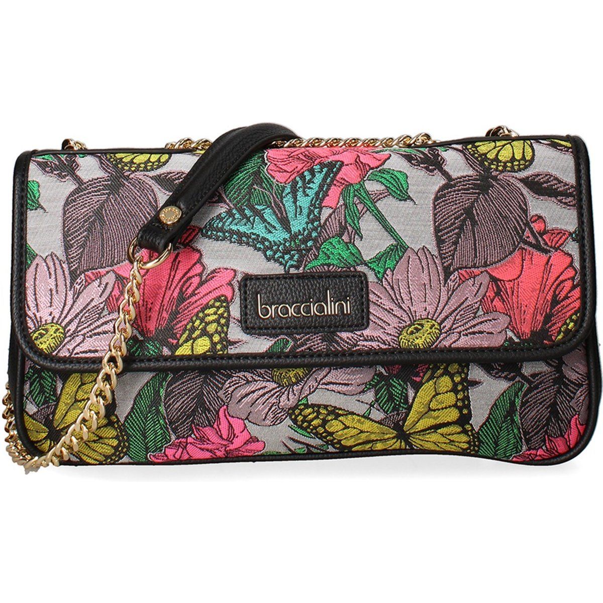 Florale Gobelin-Umhängetasche