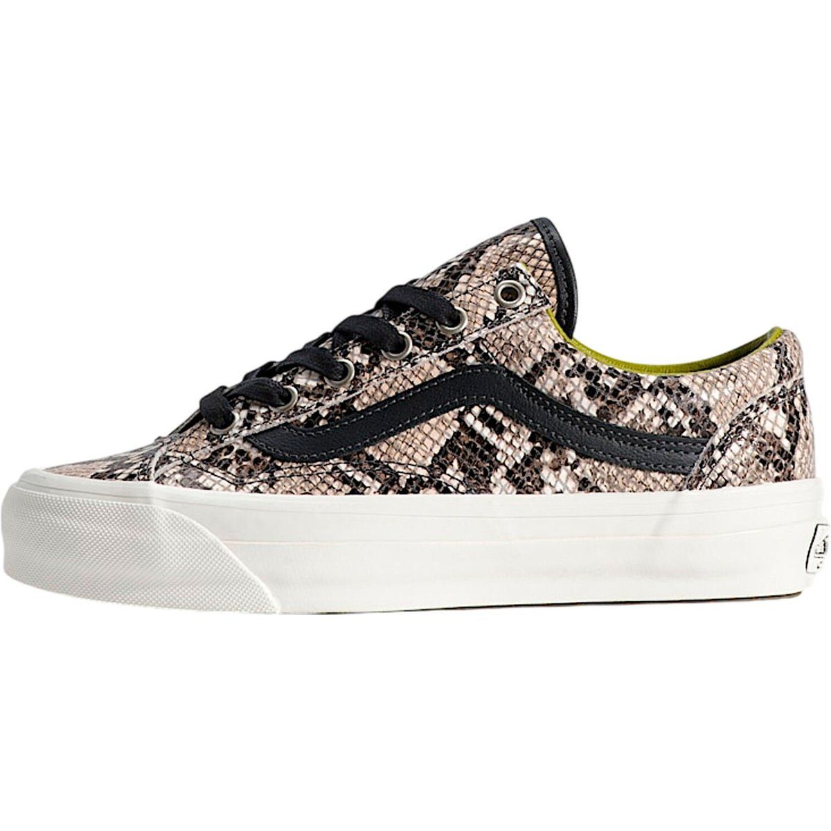 Low-Top-Sneaker mit Schlangenmuster