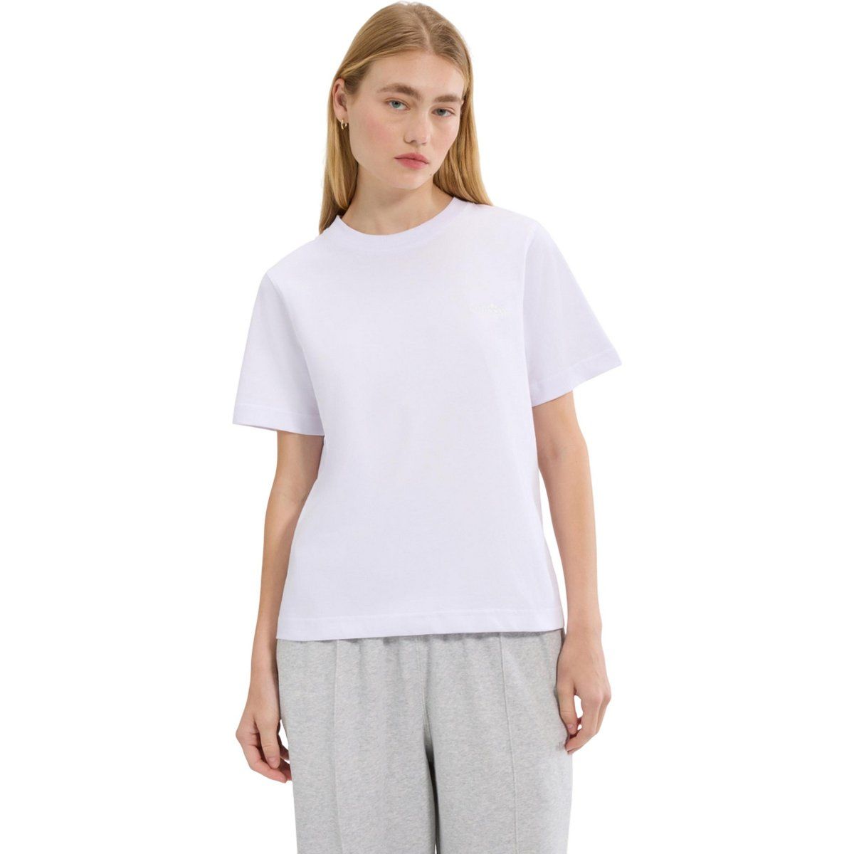 Essentielles Jersey-T-Shirt mit hoher Dichte