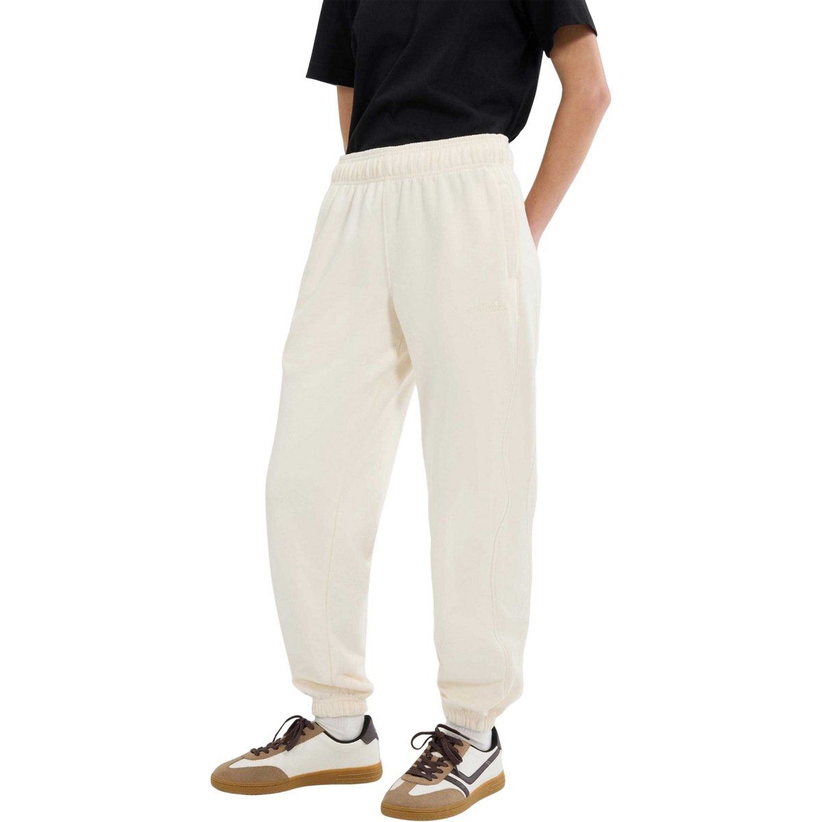 Lentella Jogginghose mit Logo-Stickerei