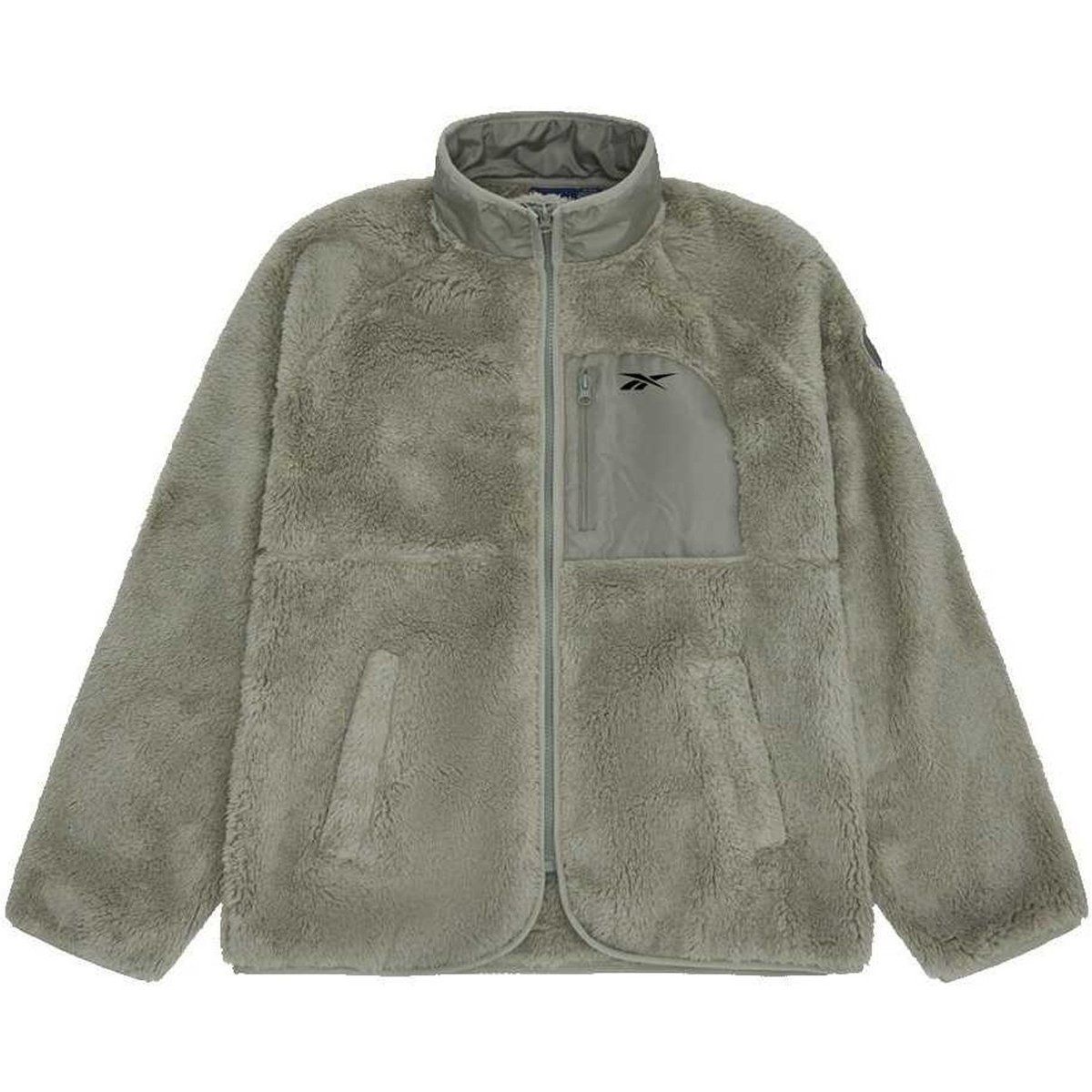 Hochflor-Jacke mit Reißverschluss