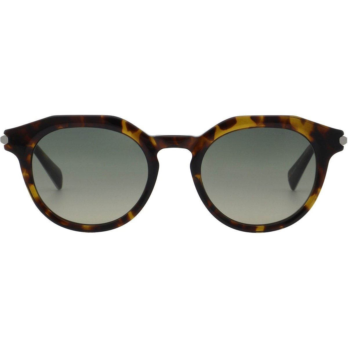 Runde Vintage-Sonnenbrille in Schildpatt-Optik