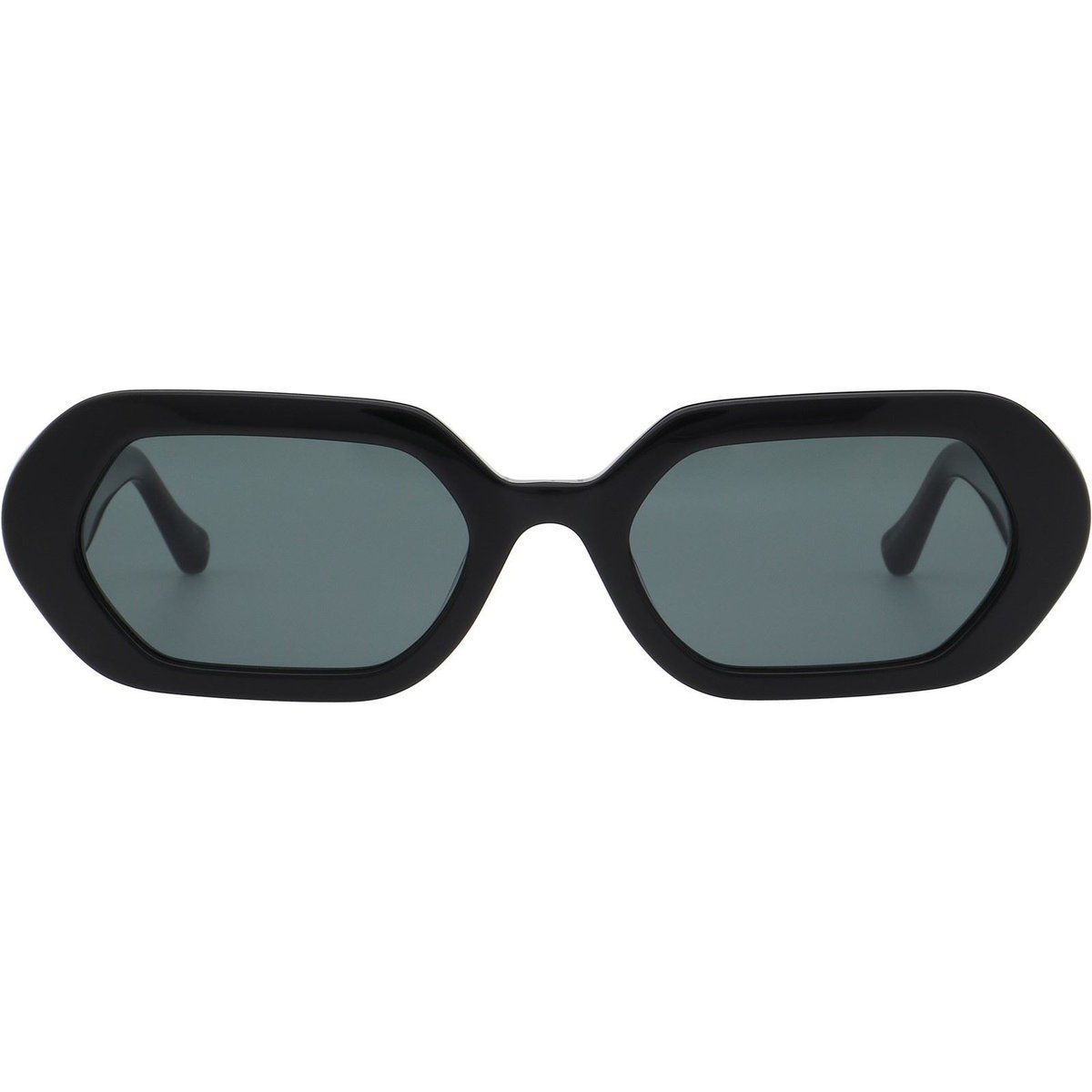 Flache Sonnenbrille in Hexagon-Form
