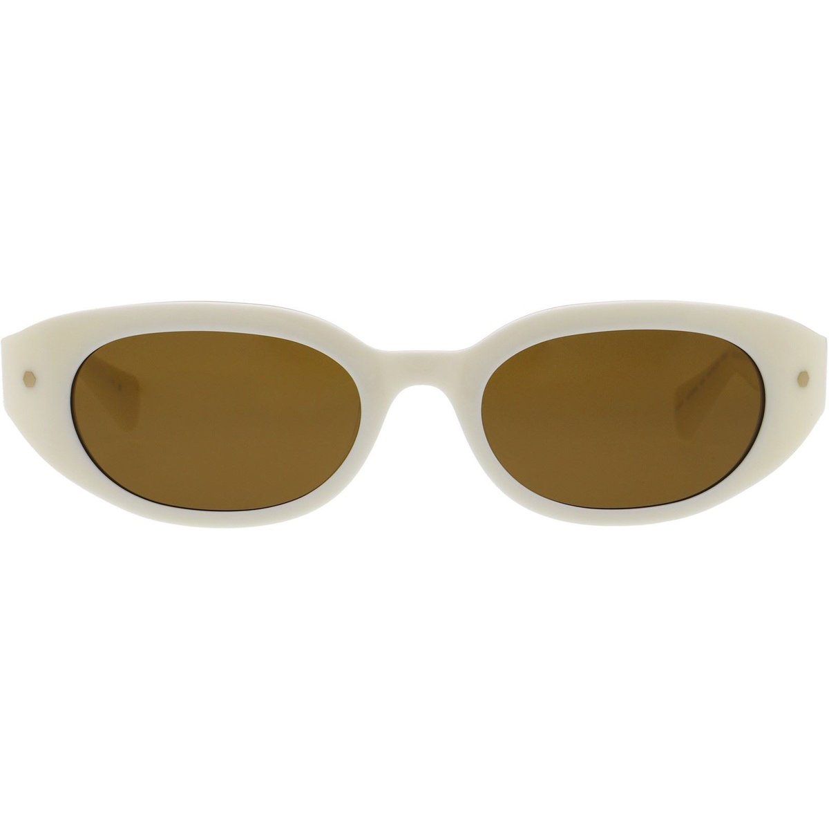 Markante ovale Wrap-Sonnenbrille