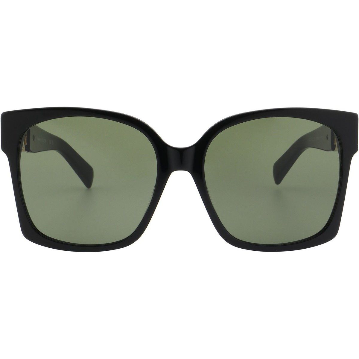 Übergroße quadratische Sonnenbrille mit Kettendetail