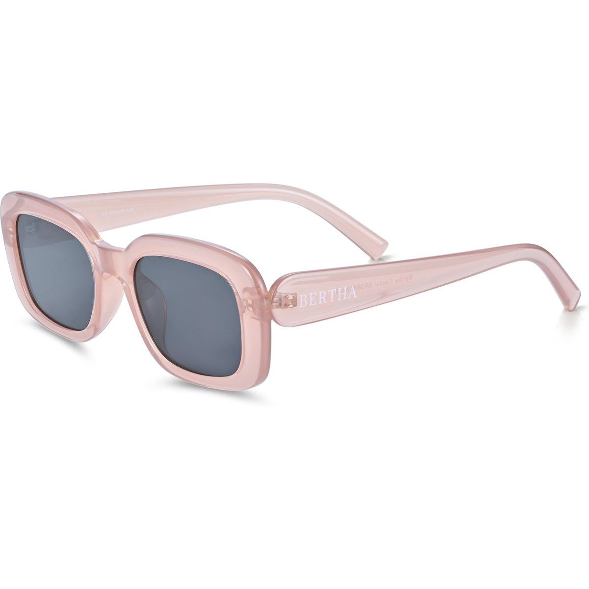 Retro Eckige Transparente Sonnenbrille